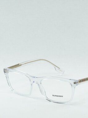 Burberry BE2334 3024 Eyeglasses Transparent 55mm Rectangle Frame